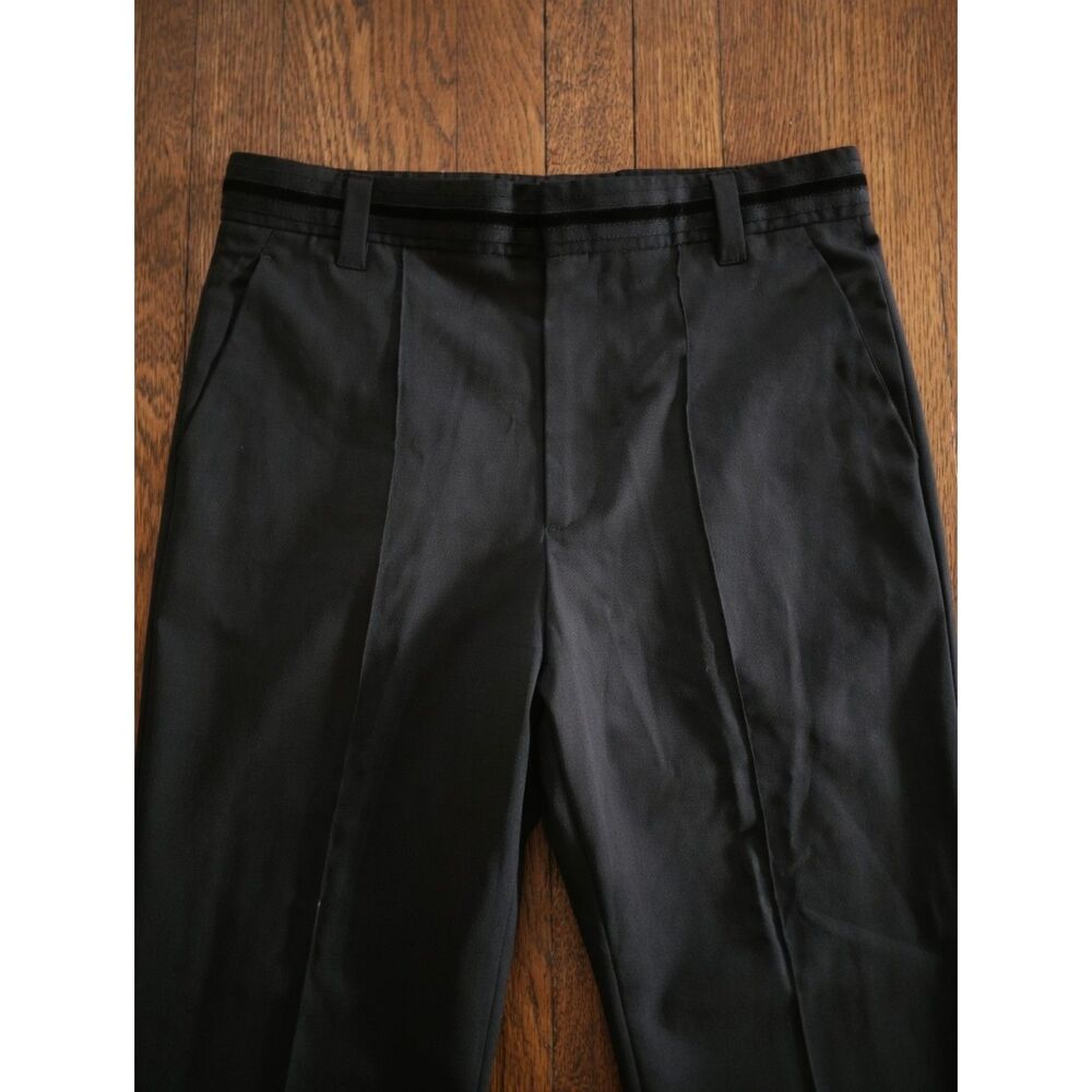 Marc Jacobs Designer Trousers Pants Black Cropped Tuxedo Trim Sz 10 Retail $495 - Picture 5 of 15